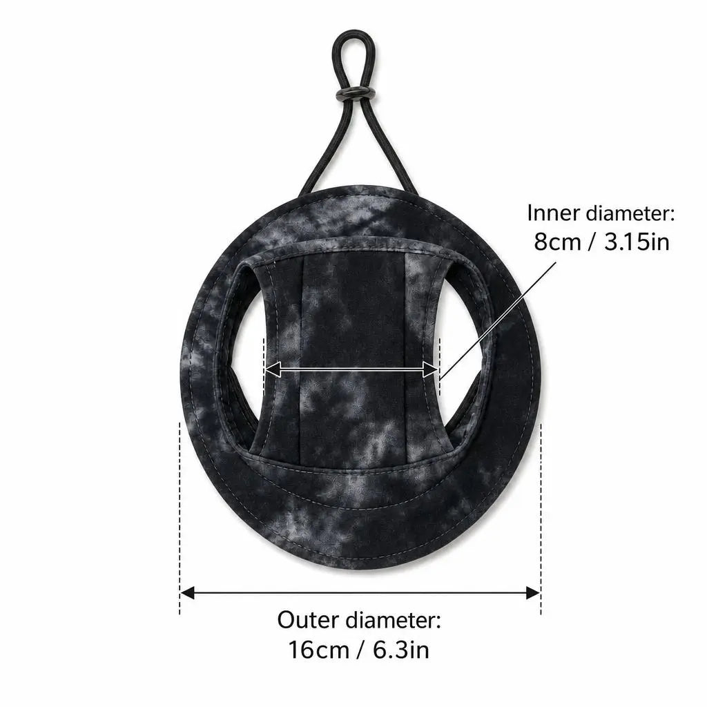 Adjustable Dog Bucket Hat for Small Dogs and Puppies