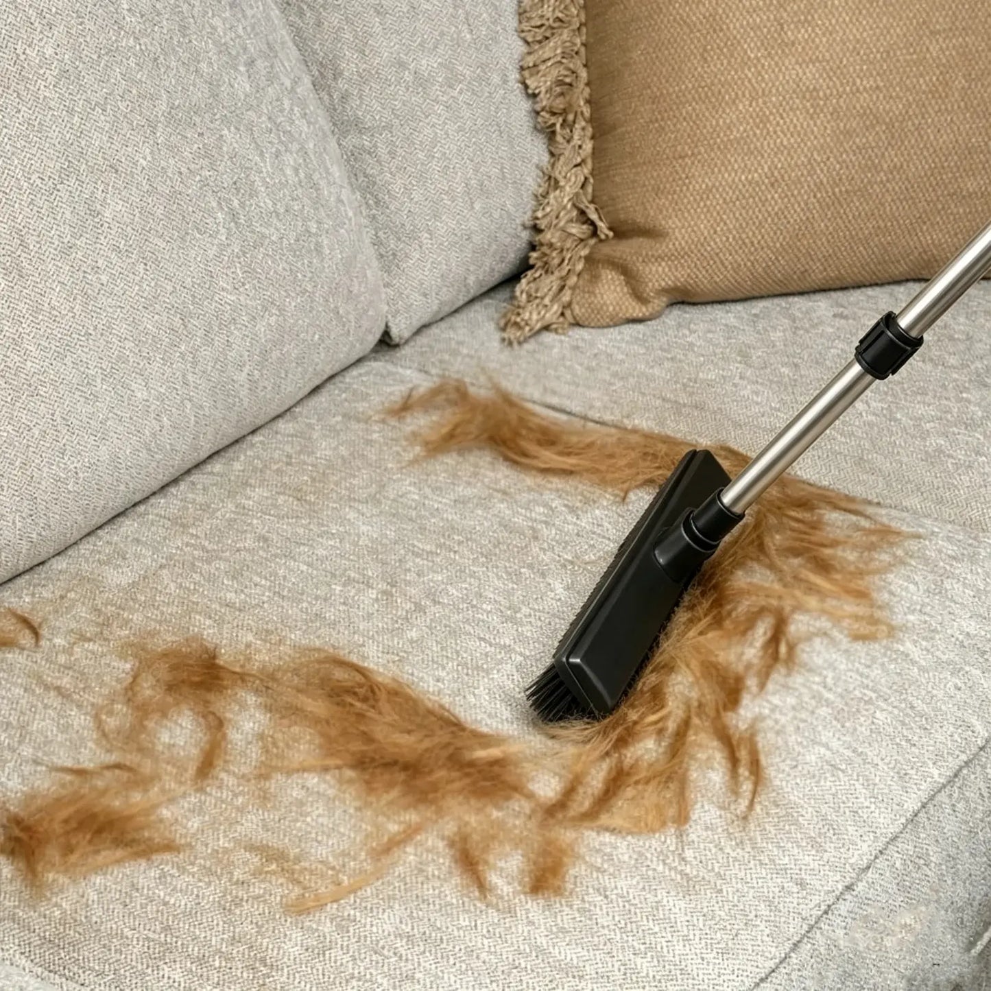 Pet Hair Removal Broom and Durable Floor Scrubber for Home Use