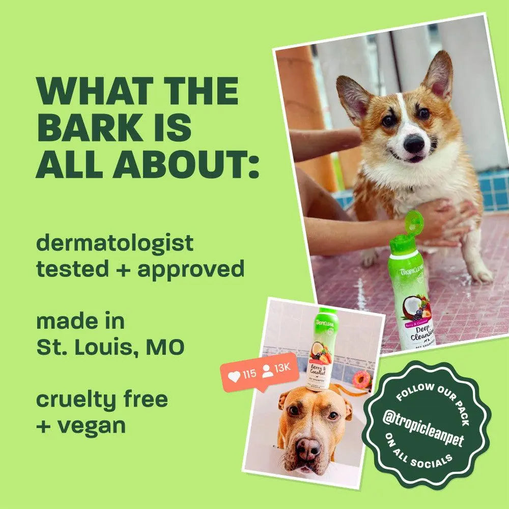 TropiClean Papaya Bliss Pet Care Bundle for Dogs and Cats