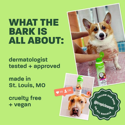 TropiClean Papaya Bliss Pet Care Bundle for Dogs and Cats