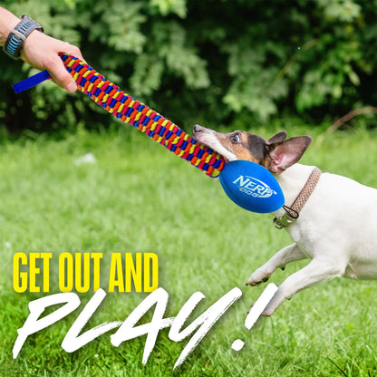 Rainbow Vortex Durable Tug Toy - Vibrant and Resilient