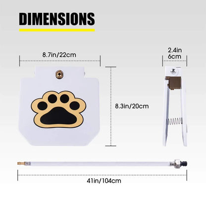 Outdoor Dog Water Fountain - Upgraded Large Dog Sprinkler Drinking Dispenser with Stainless Steel Hose for Fresh Water Access, Durable and User-Friendly Design