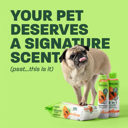 TropiClean Papaya Bliss Pet Care Bundle for Dogs and Cats